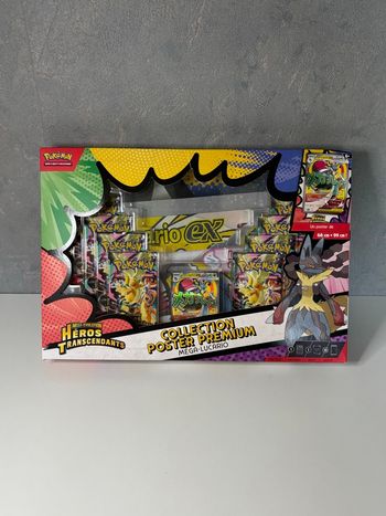 Carte Pokemon Coffret Poster ME2.5 Mega Lucario neuf scellé 