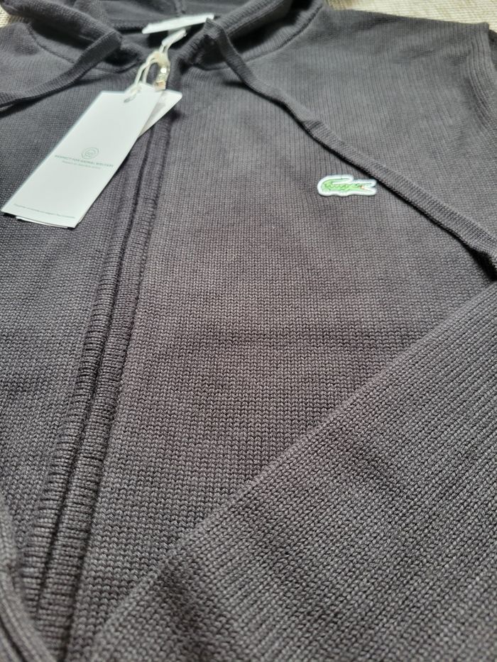 Gilet Lacoste Noir - photo numéro 6