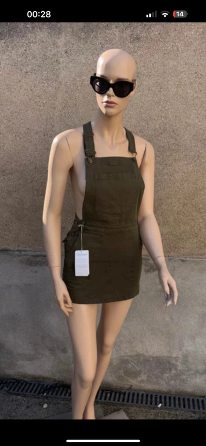 Robe salopette Zadig & Voltaire – Kaki – Taille XS – Neuve avec étiquette - photo numéro 2