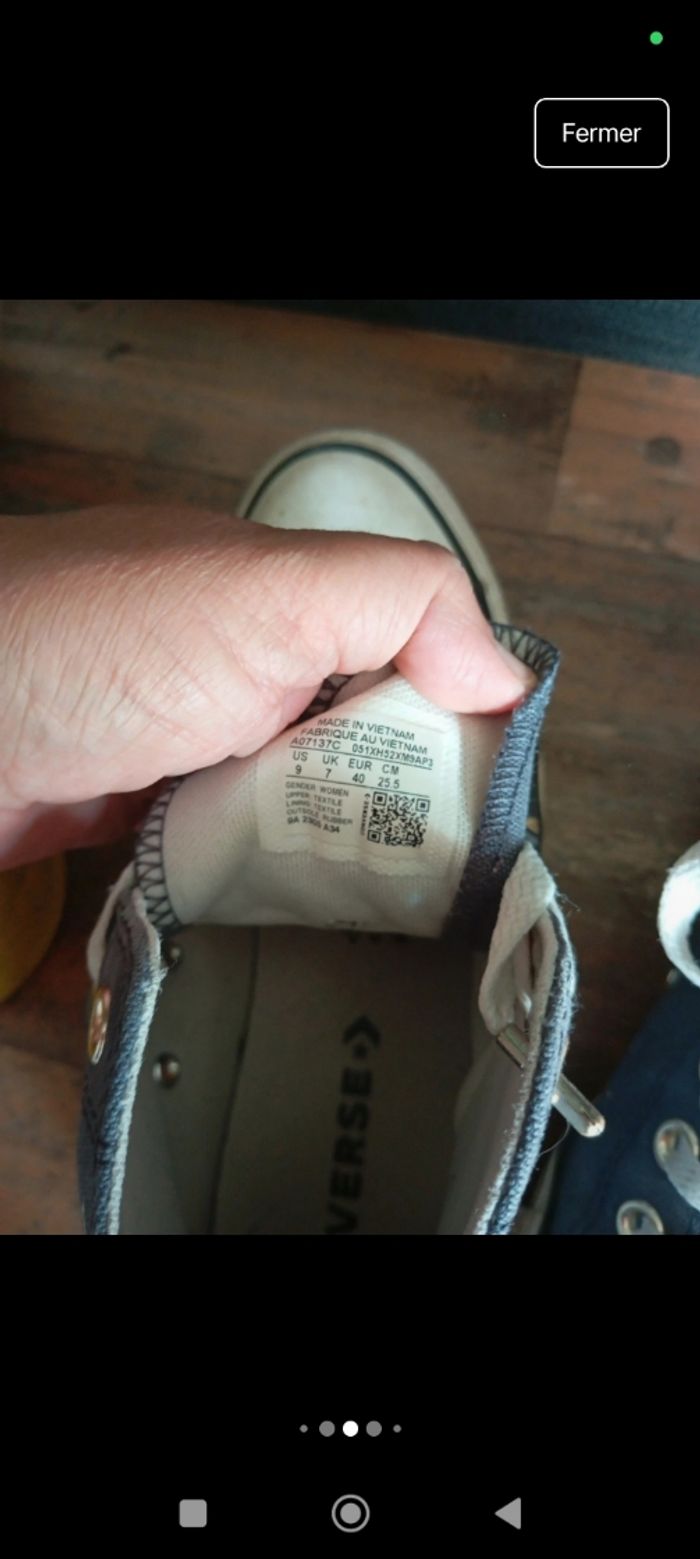 Converse All Star série limitée taille 40 - photo numéro 6