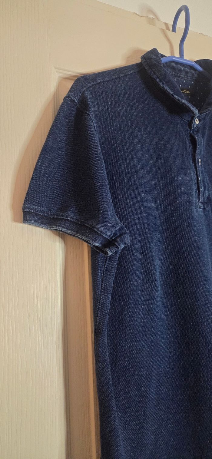 Polo Massimo Dutti Casual Fit – Bleu marine effet délavé chic – Très bon état - photo numéro 3