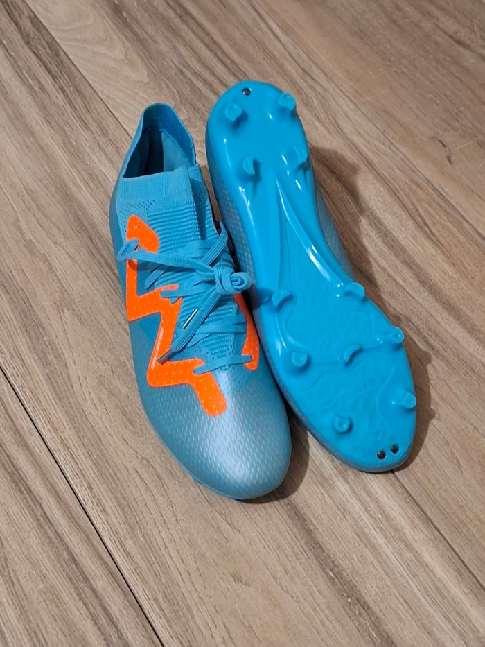 Chaussure Mixte sport football crampons bleu - photo numéro 2