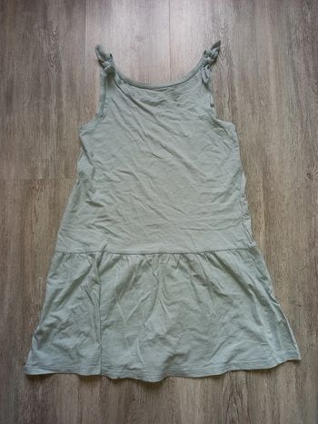 robe à bretelle bleu clair H&M taille 10 ans