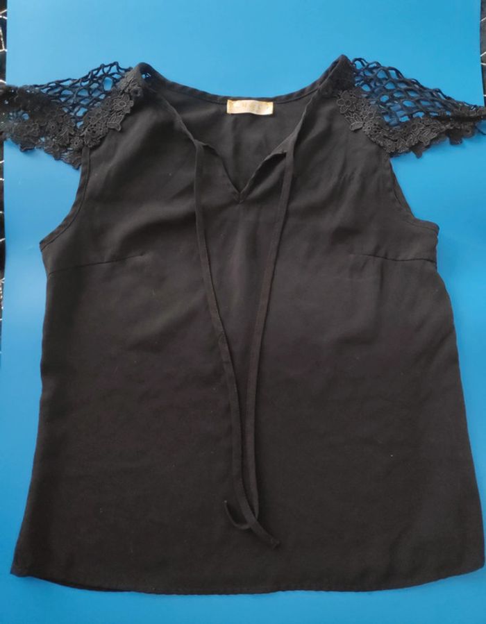 Haut noir sexy Taille unique