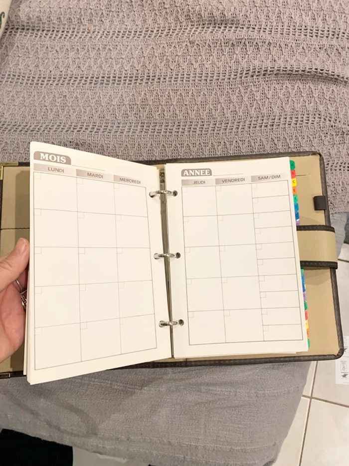 Agenda avec porte cartes - photo numéro 2