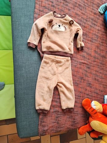 Pyjama velours 2 pièces