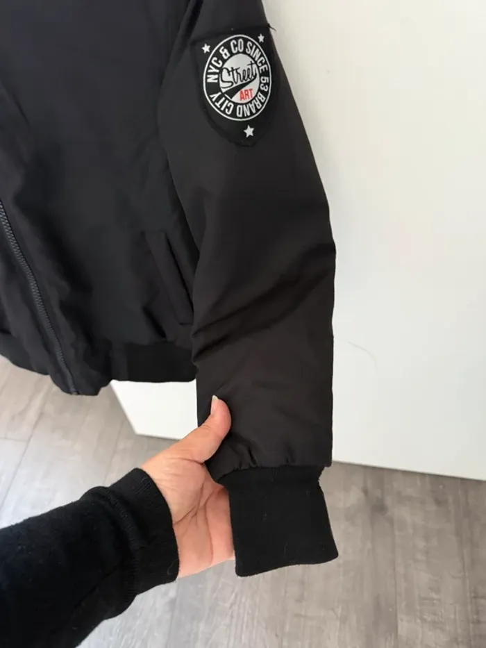 Blouson noir Firefly garçon 8 ans - photo numéro 4