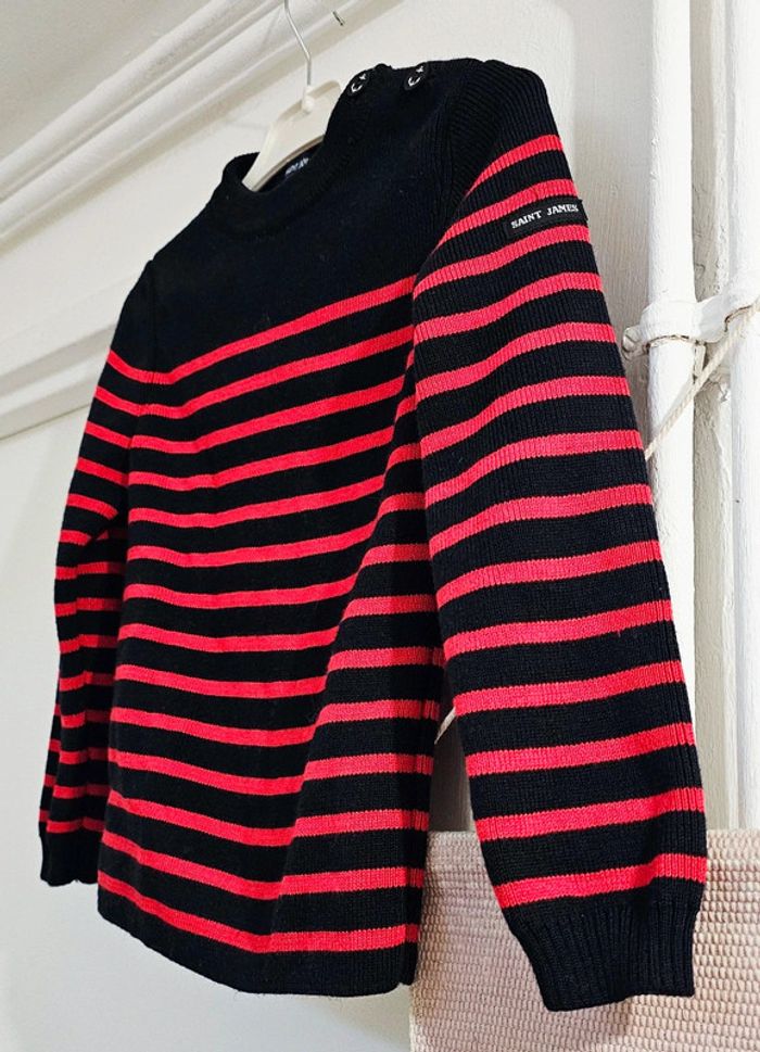 Pull Marinière Laine Saint James Taille 8 ans