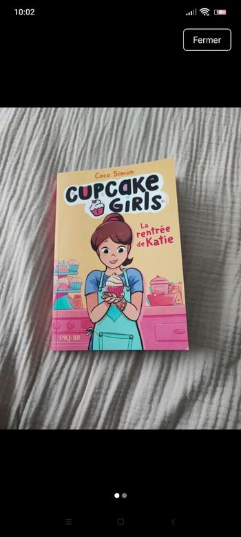 Livre cupcake la rentrée de Katie.