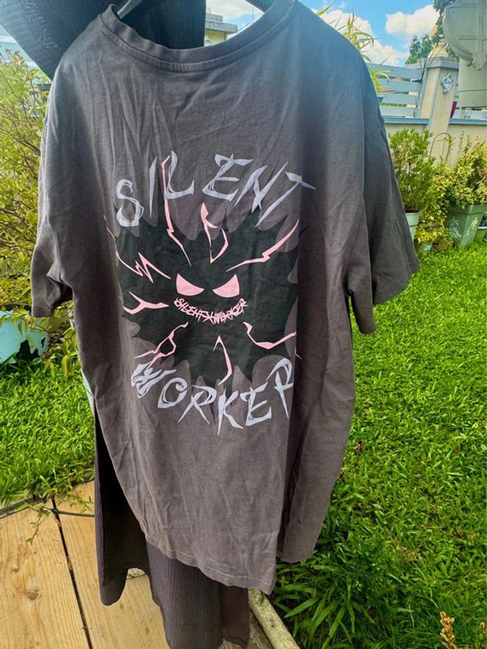 Tee shirt silent worker oversize collection passion