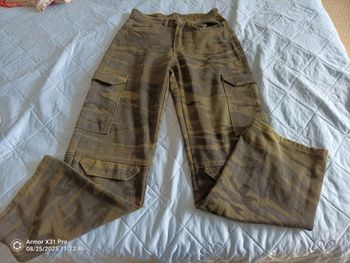 Pantalon style camouflage 34