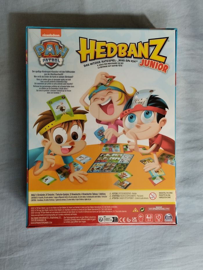 Jeu hedbandz Junior Pat Patrouille - Neuf - photo numéro 2