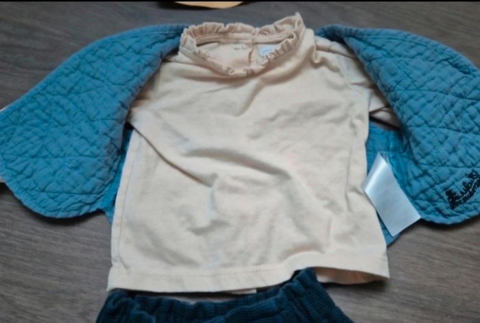 Magnifique ensemble 3 pièces lulu Castagnette 6 mois - photo numéro 5