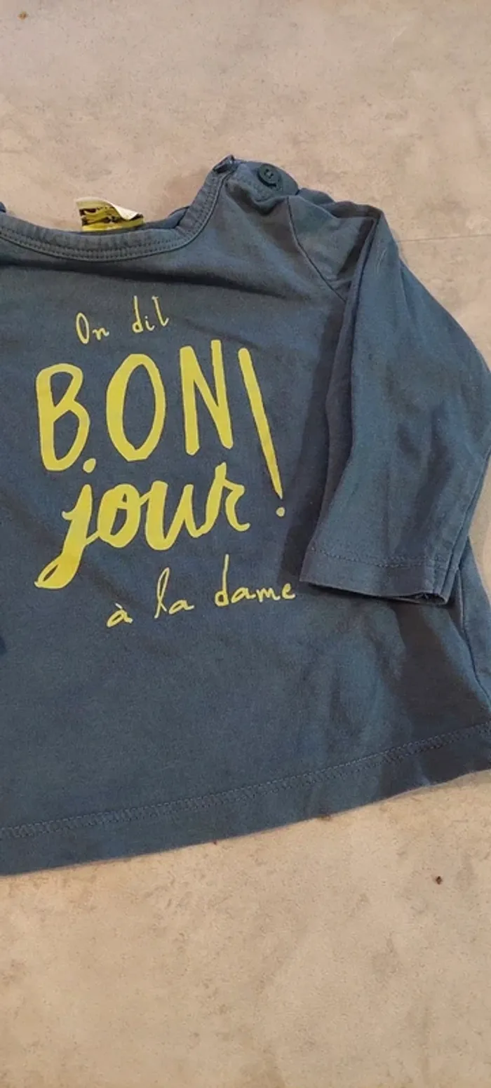 T shirt manches longues tape à l'œil 9 mois - photo numéro 5