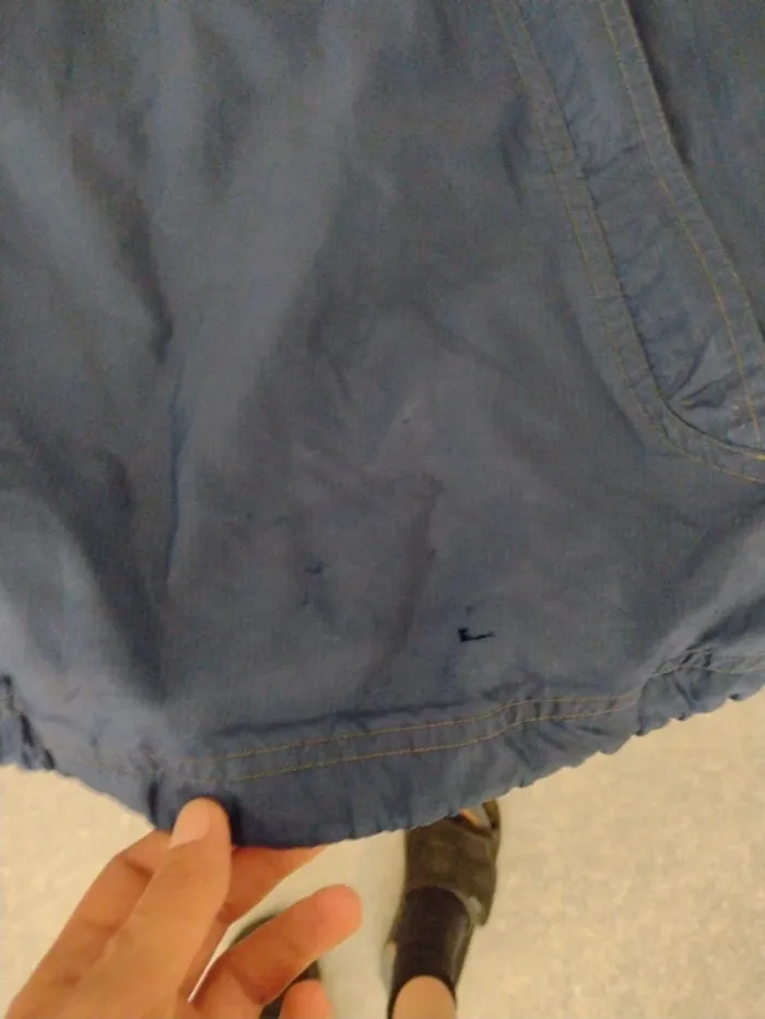 Veste Adidas vintage coupe-vent bleu – Taille L - photo numéro 10