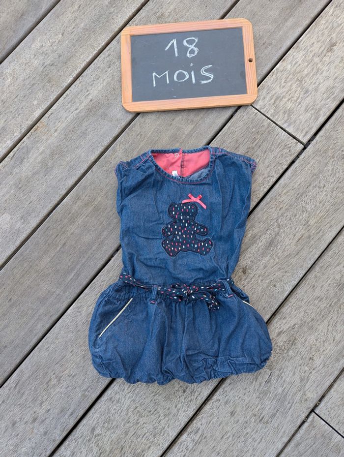 Robe en jean 18 mois Lulu Castagnette