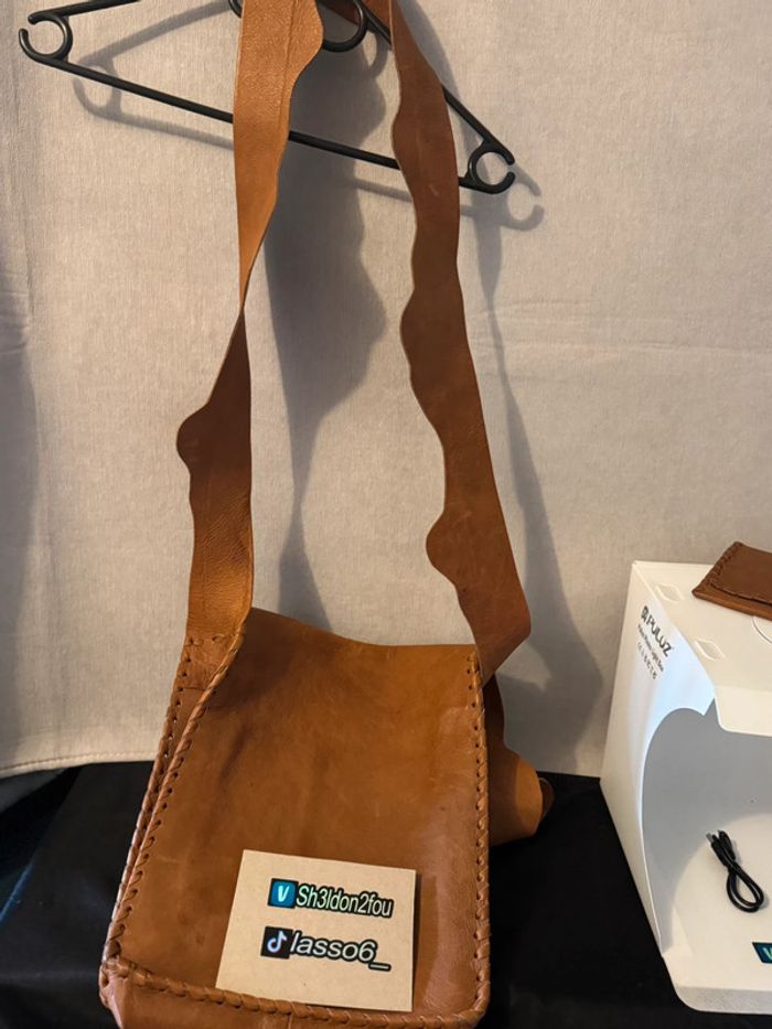 Besace cuir Beebs by Kiabi