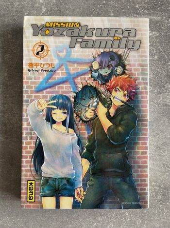 Manga Mission Yozakura family tome 2 en français.