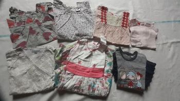 Lot de 7 robes longues et courtes