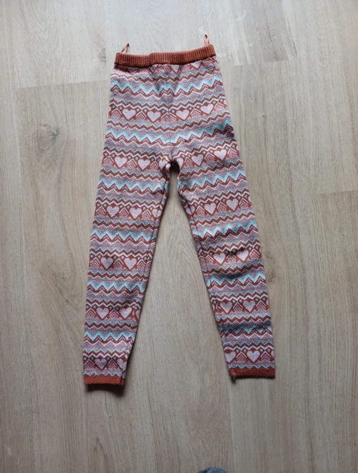 Lot de 4 pantalon H&M et un legging chaud C&A - photo numéro 2
