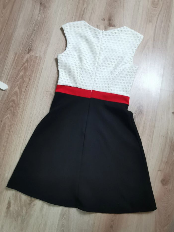 Robe trapèze blanc et noir Renatto Bene - photo numéro 6