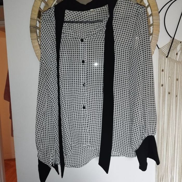 Blouse manche longue vintage femme