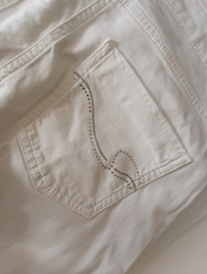 Pantalon jeans femme Julie Guérlande taille 38 coupe droite - photo numéro 8