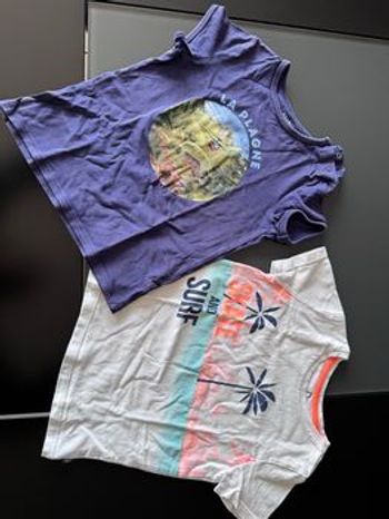 Lot 2 t-shirt 3 ans La Plagne