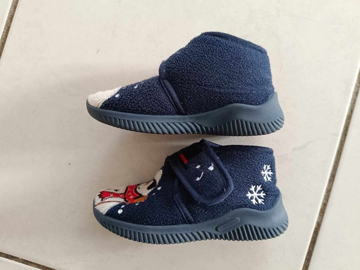 Chaussons de noël bleu marine taille 21 23 mixte - photo numéro 5