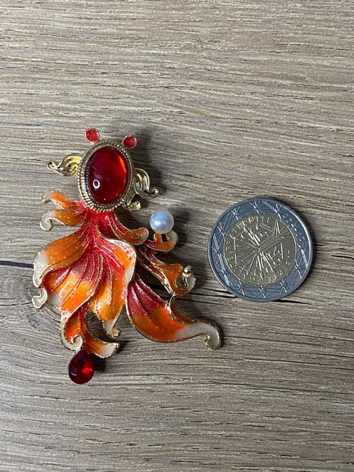 Broche poisson voile de chine - photo numéro 4