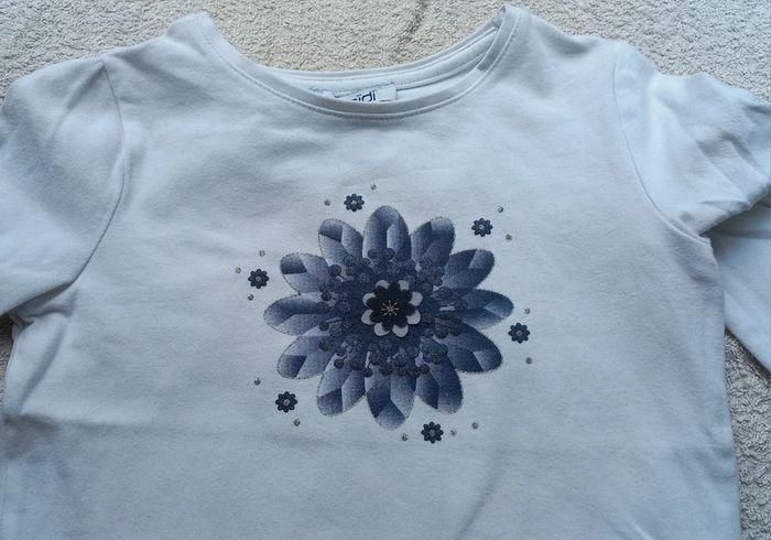 T-shirt blanc okaïdi t5