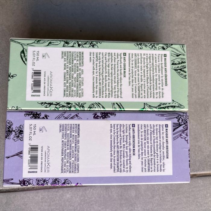 Lot de 2 masques Aromaker pour cheveux - photo numéro 2