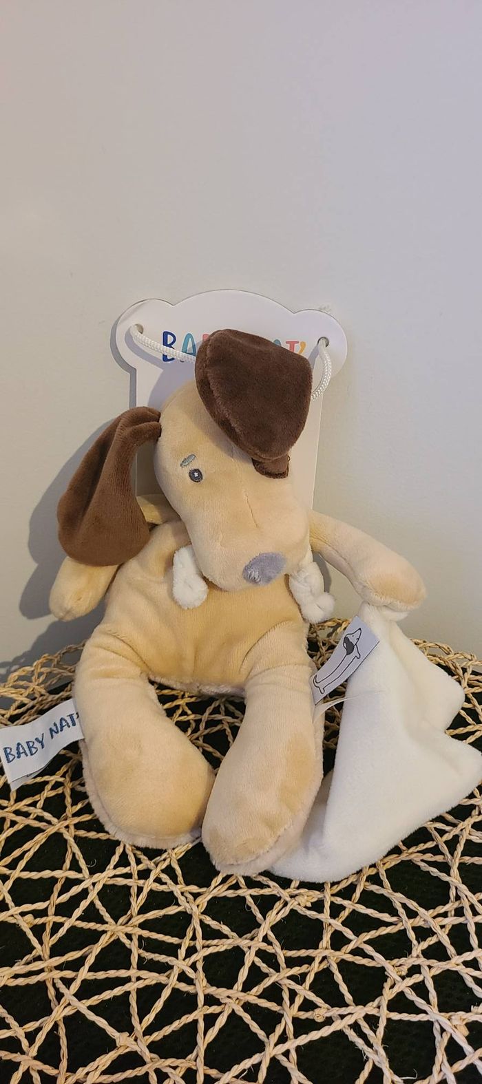 Chien BABY NAT "Bernie" beige et marron - photo numéro 4