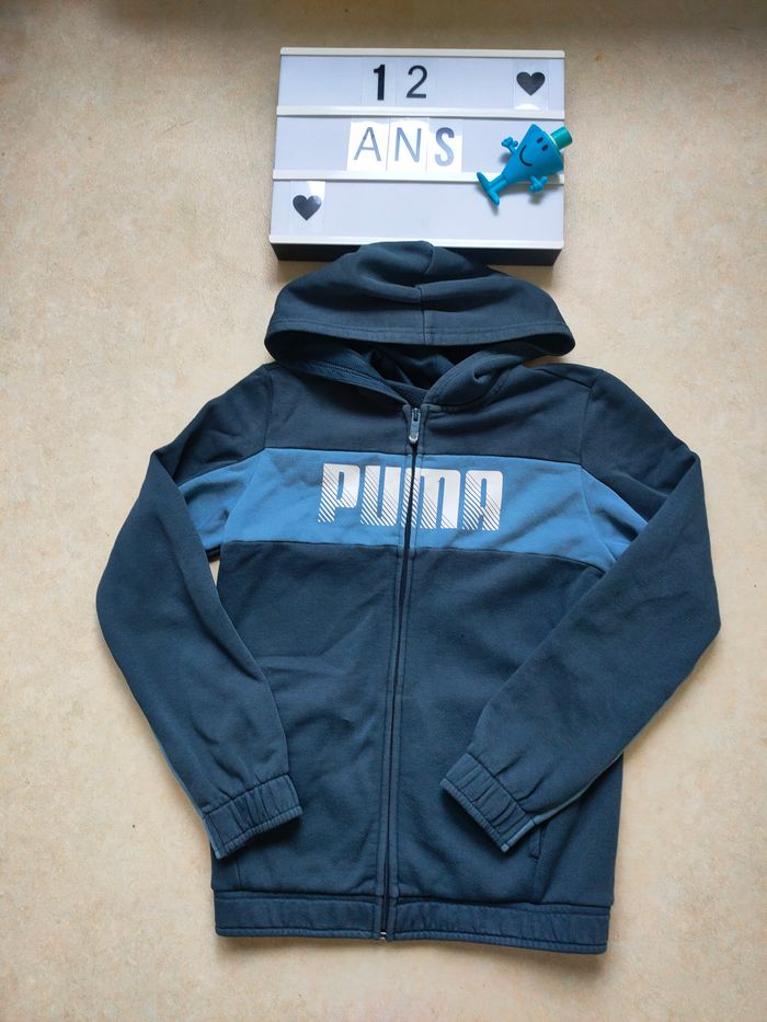 Veste de jogging bleu Puma – 12 ans
