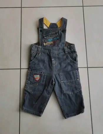 Salopette en jeans la compagnie des petits, 12 mois
