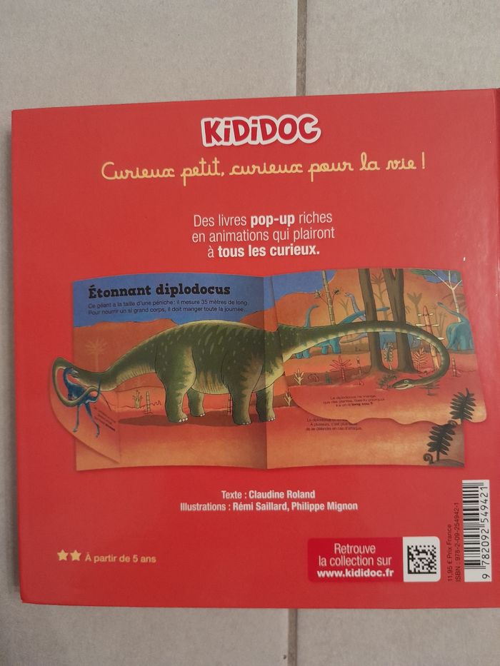Kididoc les dinausaures - photo numéro 2