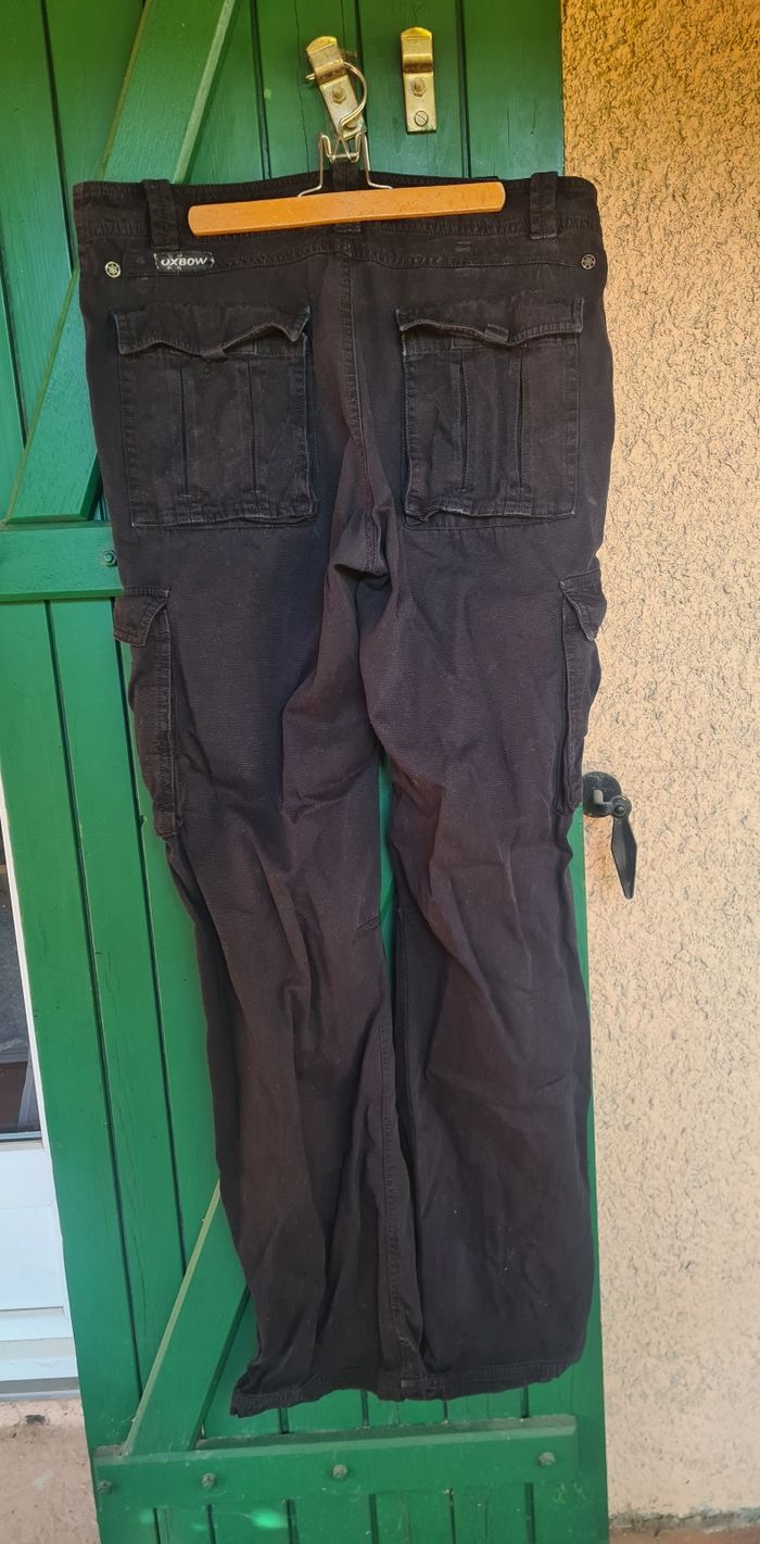 Pantalon. Homme. Noir. Poches cotés. Oxbow. Taille 46.