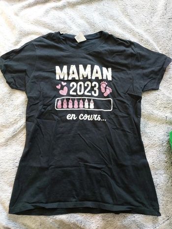 Tee shirt annonce grossesse