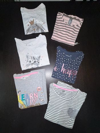 Lots teeshirts manches longues 4 ans
