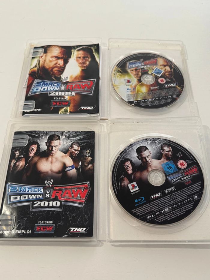 Lot WWE 2009 / 2010 / 2011 / 2K16 - BE - PS3 - photo numéro 4