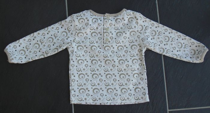 Tee shirt manches longues fille 12 mois - photo numéro 3