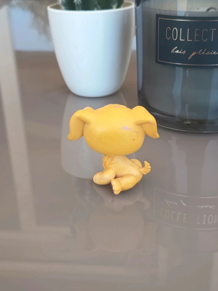 Littlest Pet Shop #21 yellow golden retriever pup dog - photo numéro 2