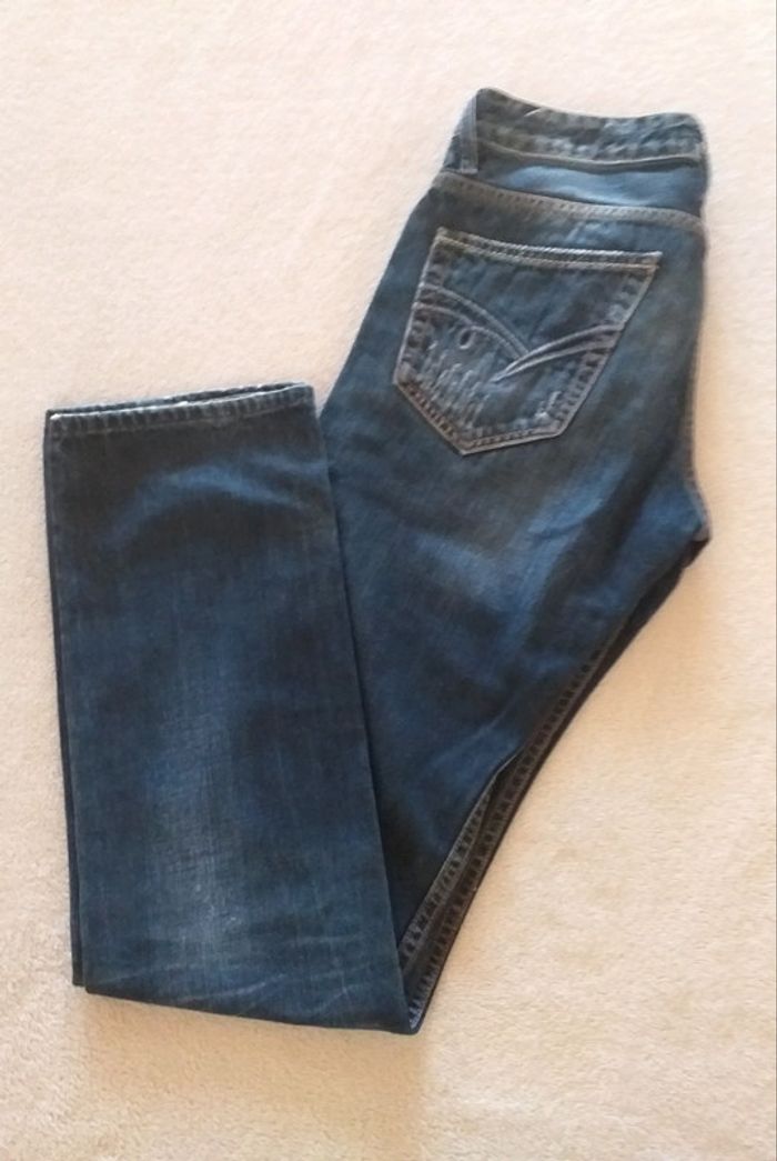 Jeans regular effet délavé 38