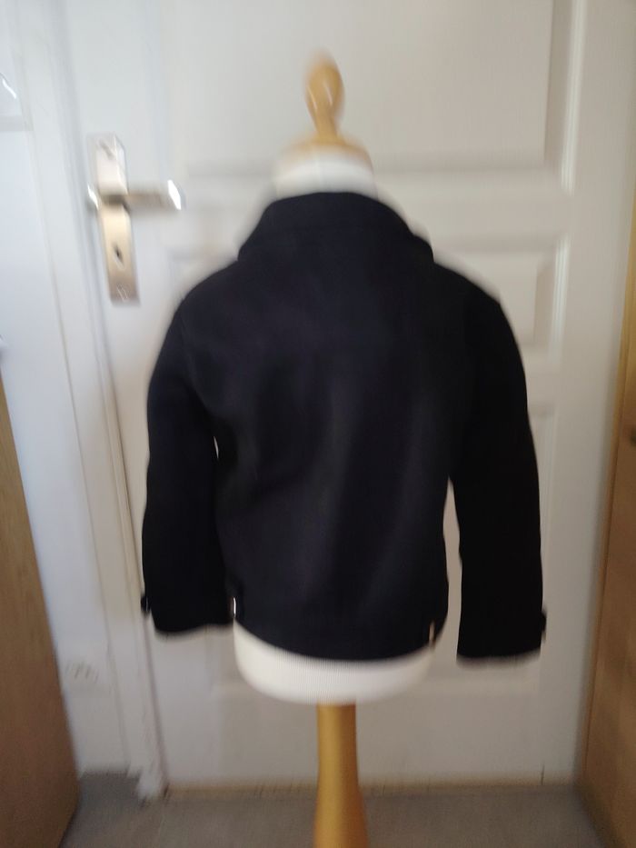 Veste noir rock zara kids 7 ans - photo numéro 2