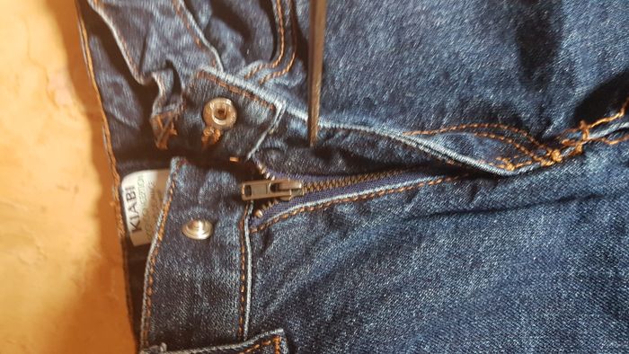 Jeans à pression garçon 6 ans bleu Kiabi - photo numéro 2
