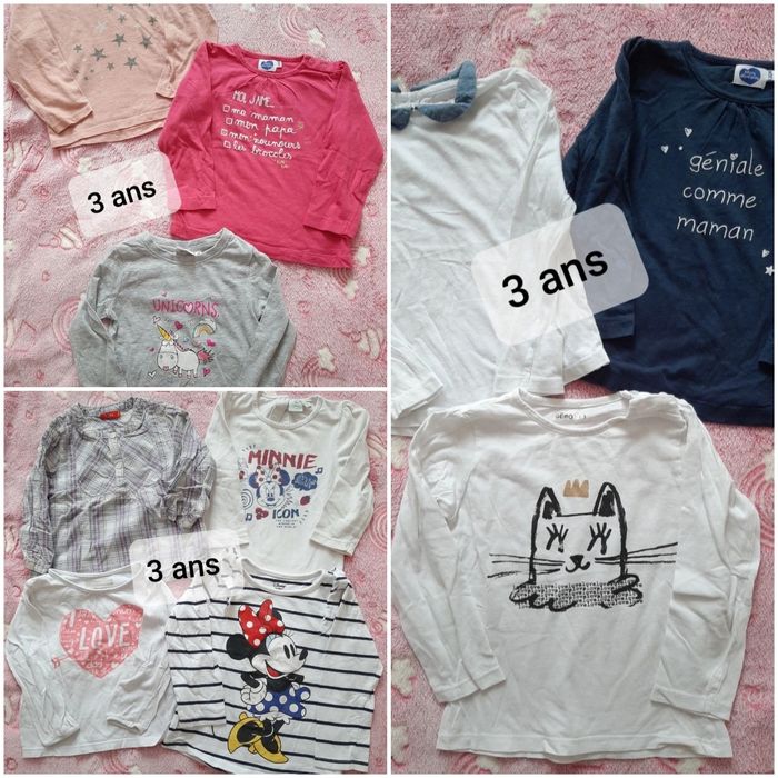 Lot de tee-shirts 3 ans