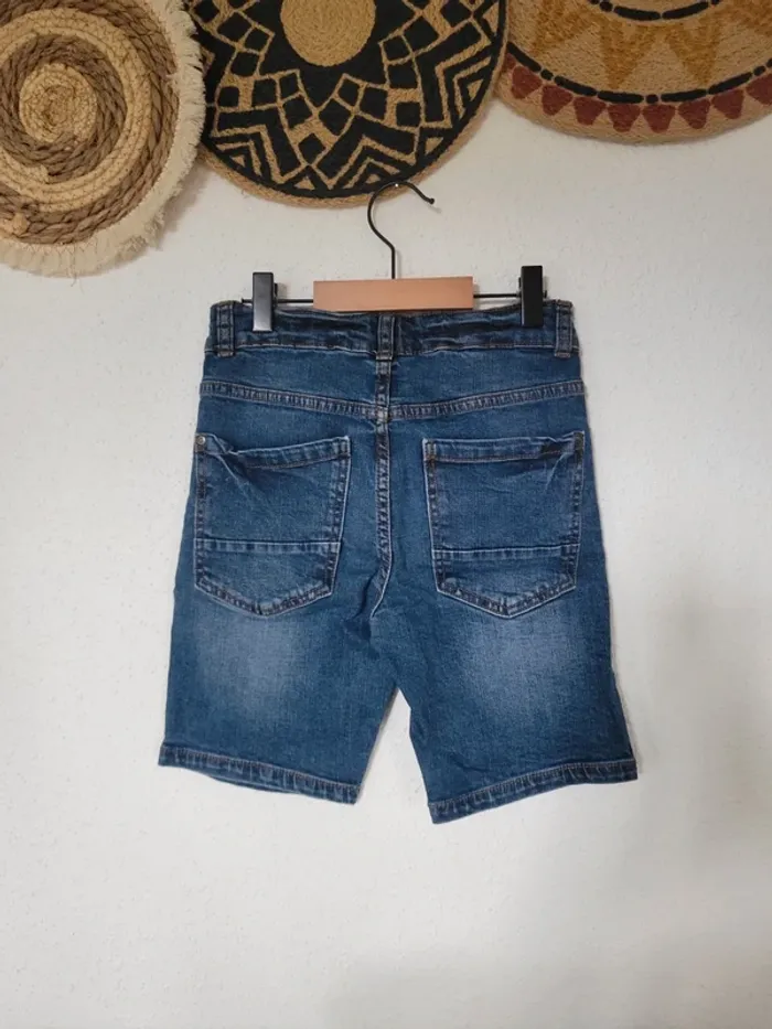 Short en jean garçon 👦 10 ans kiabi - photo numéro 7
