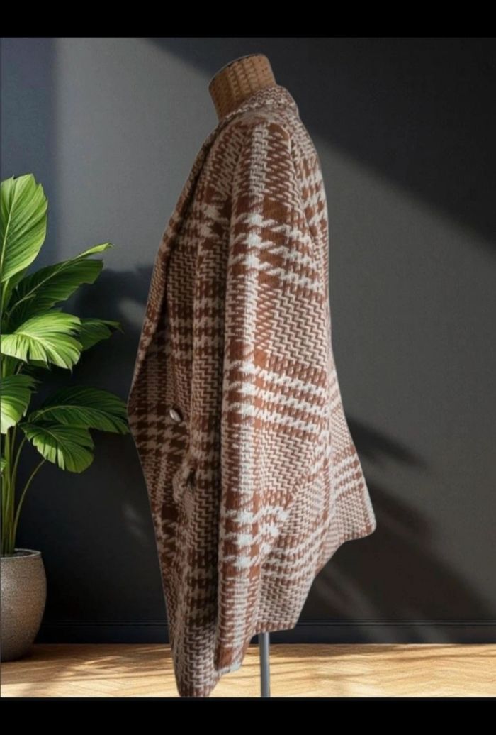 Manteau long marron/beige - Bon prix - Taille XL - Neuf avec étiquette - photo numéro 2