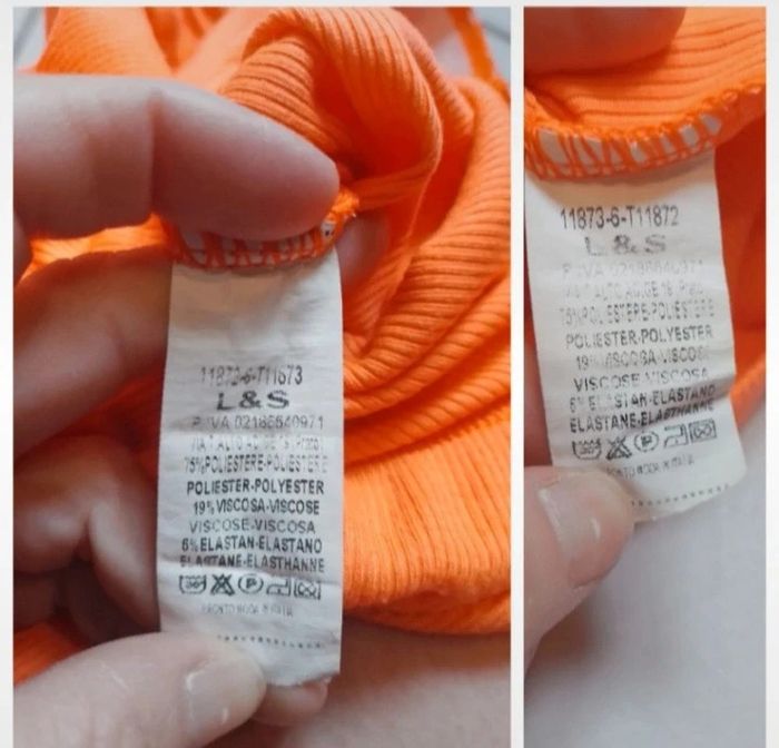 Ensemble croq top et jupe femme orange - photo numéro 16