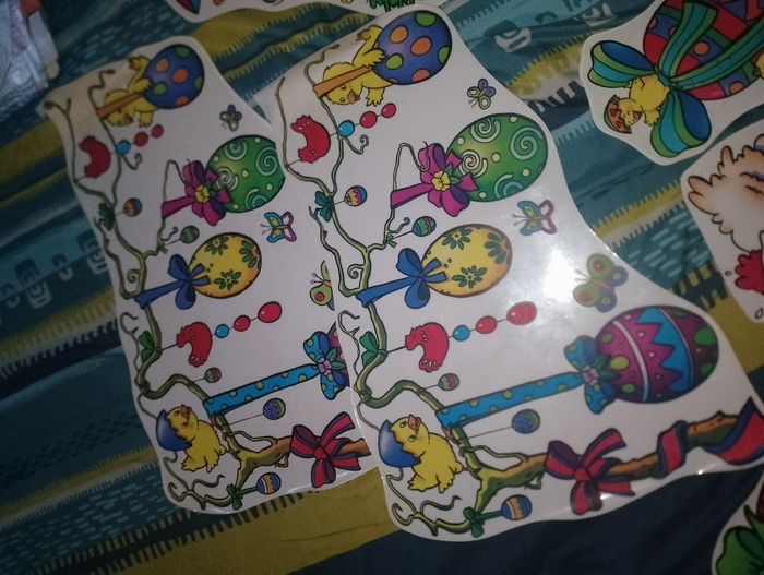 Stickers de Pâques, set de table x6 - photo numéro 6